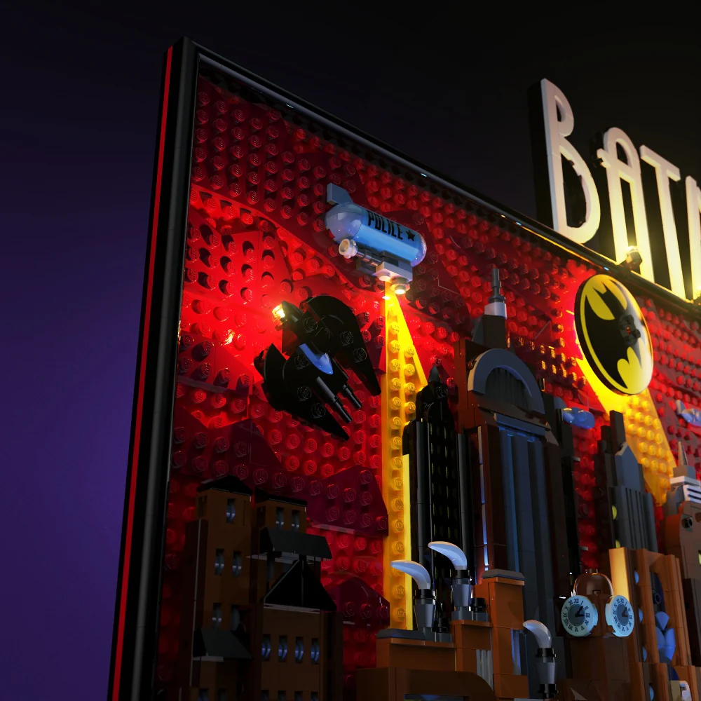 Light Kit for LEGO® Batman: The Animated Series Gotham City #76271 - Image 8