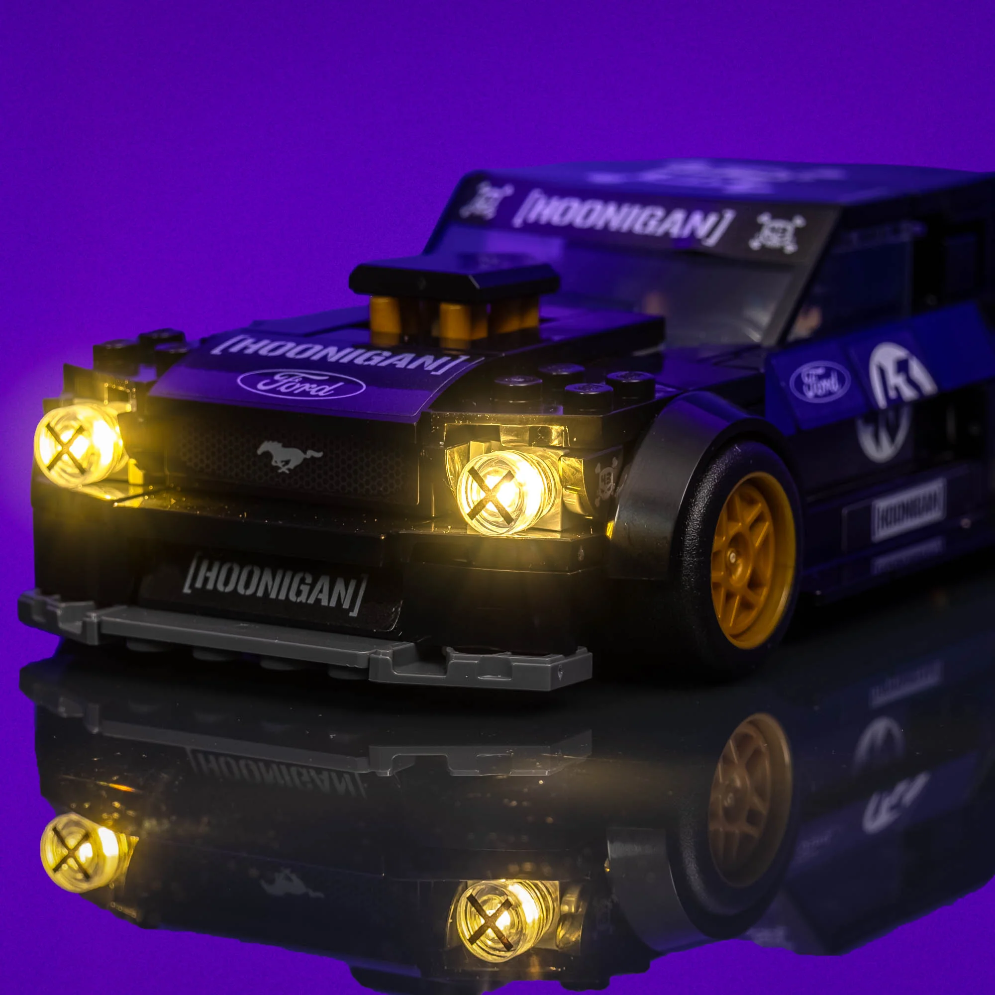 Light Kit for LEGO® Ken Block’s ’65 Ford Mustang Hoonicorn V1 #77262 - Image 3