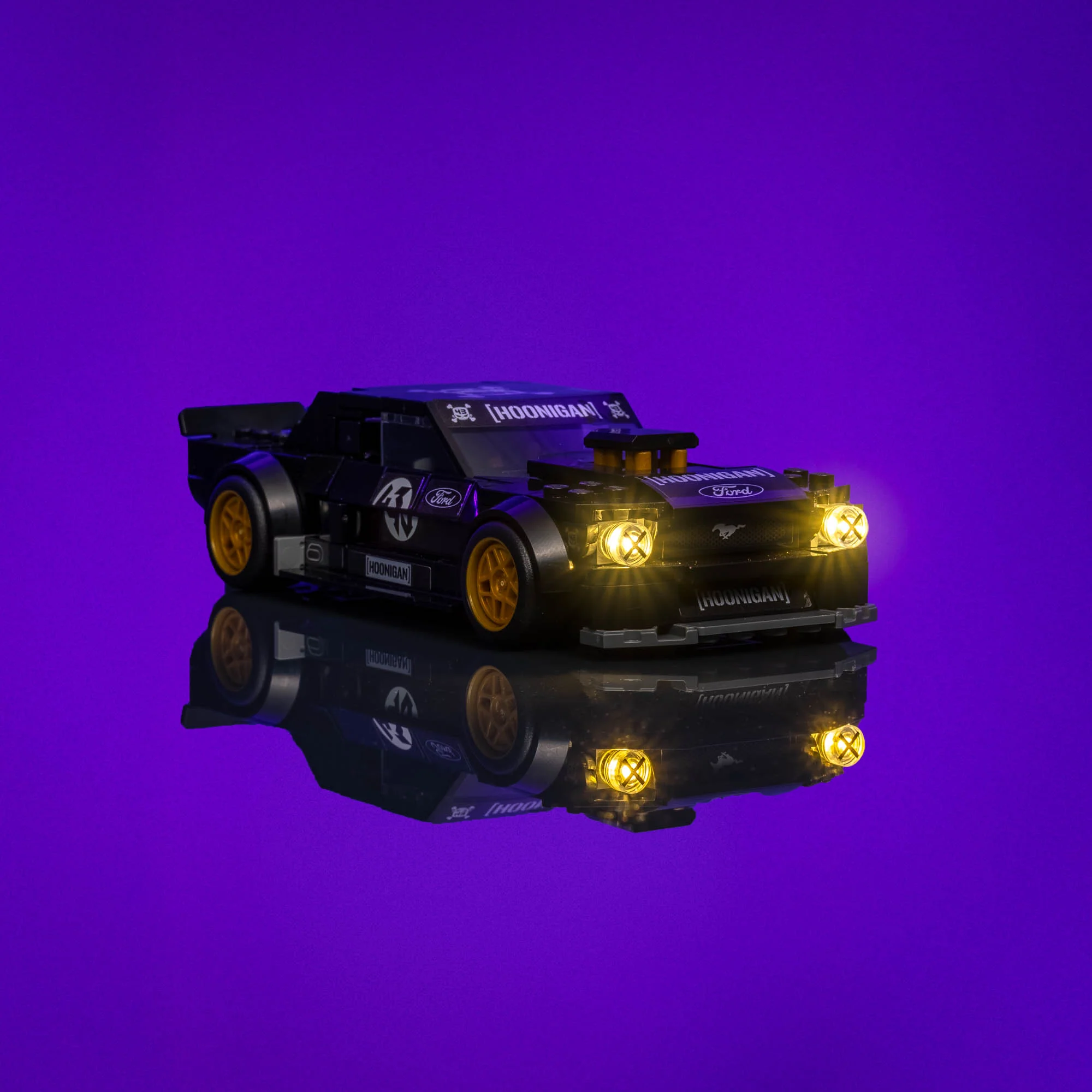 Light Kit for LEGO® Ken Block’s ’65 Ford Mustang Hoonicorn V1 #77262 - Image 5