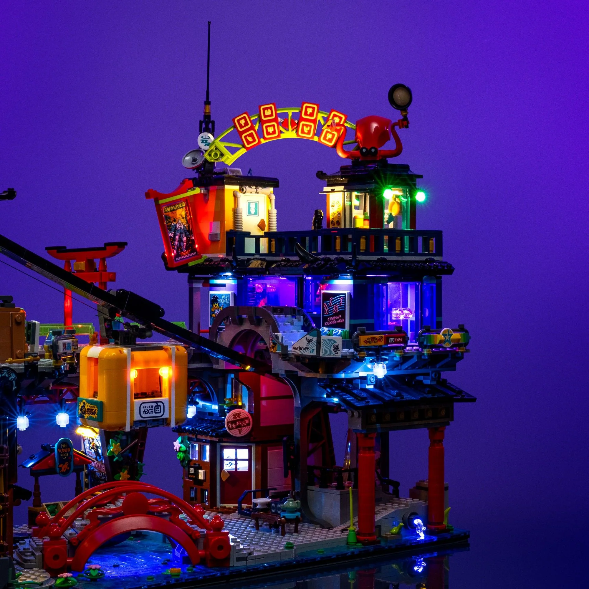 Light Kit for LEGO® NINJAGO® City Markets #71799 - Image 18