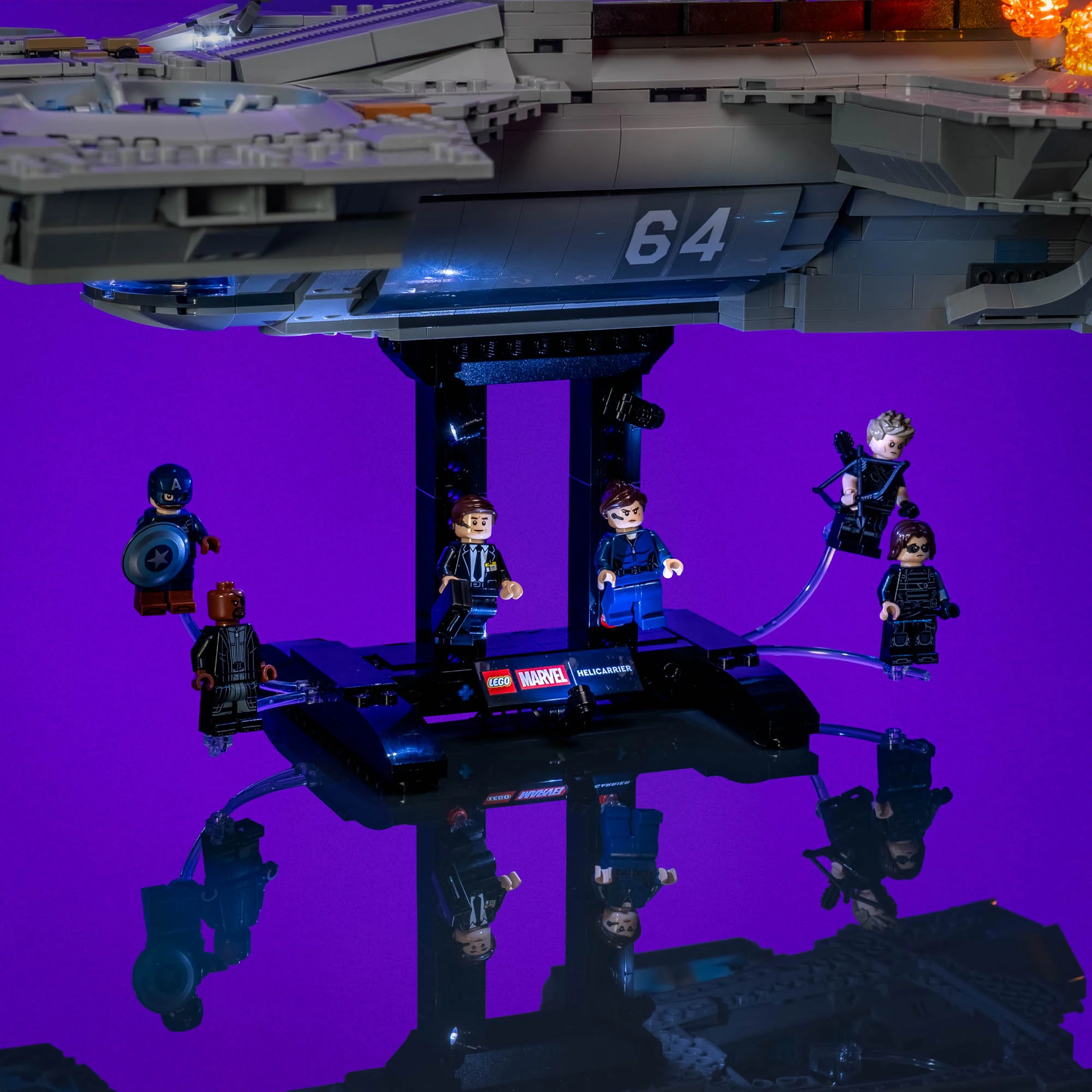 Light Kit for LEGO® S.H.I.E.L.D. Helicarrier #76354 - Image 12