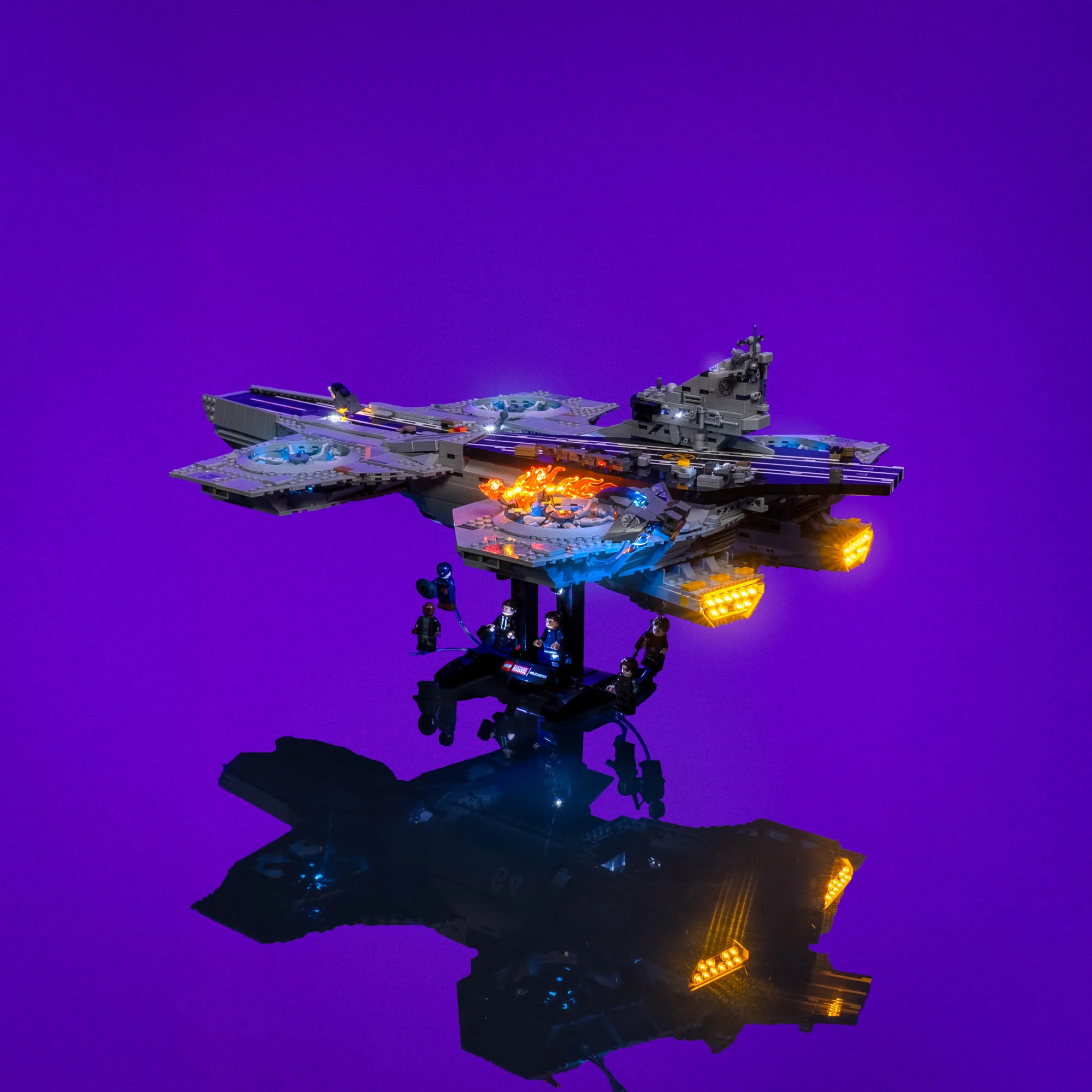 Light Kit for LEGO® S.H.I.E.L.D. Helicarrier #76354 - Image 7