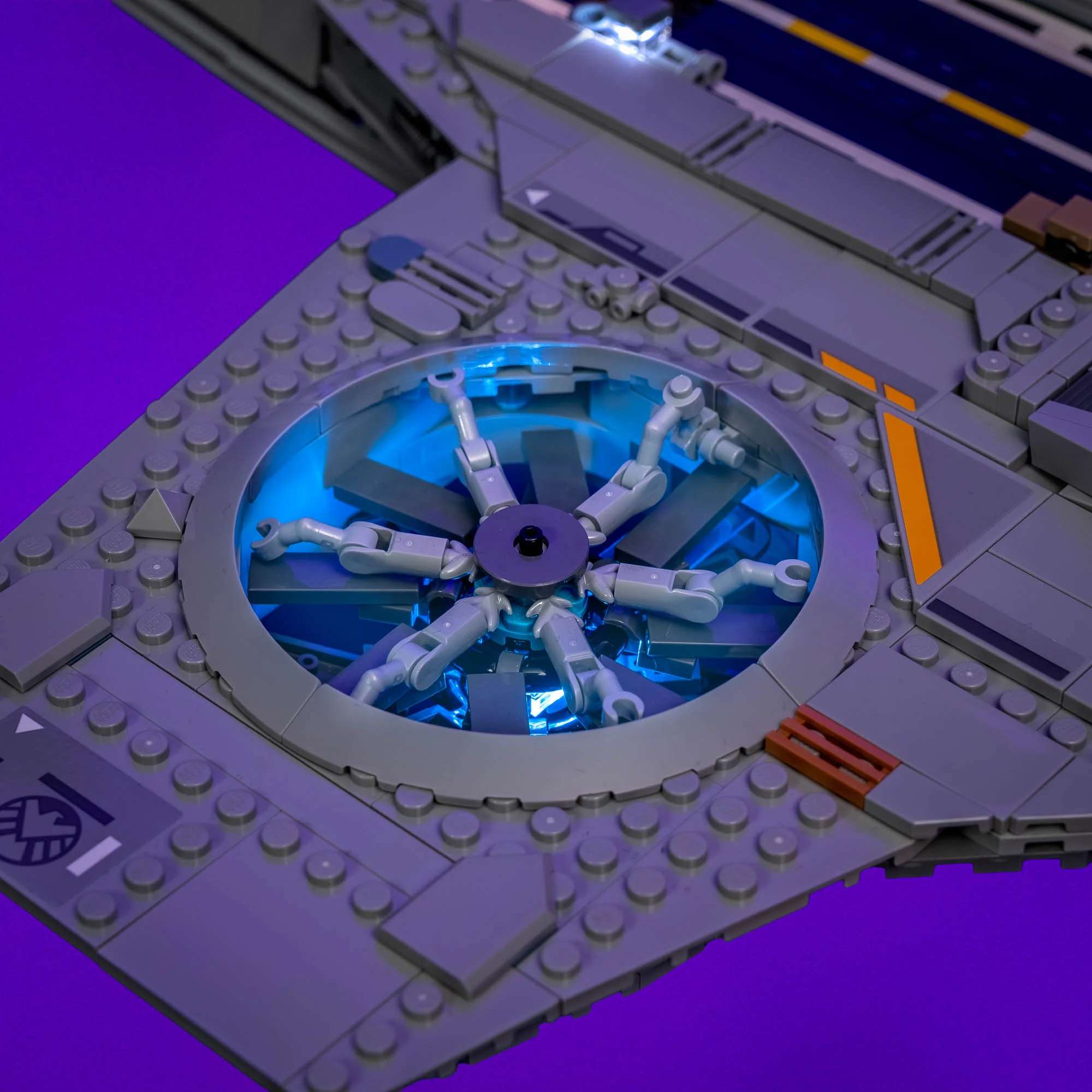 Light Kit for LEGO® S.H.I.E.L.D. Helicarrier #76354 - Image 9