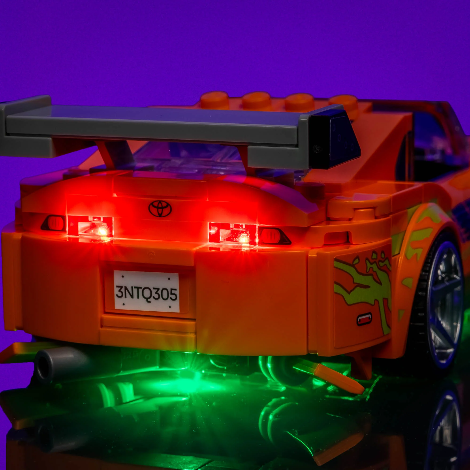 Light Kit for LEGO® Speed Champions Fast and Furious Toyota Supra MK4 #77260 - Image 3