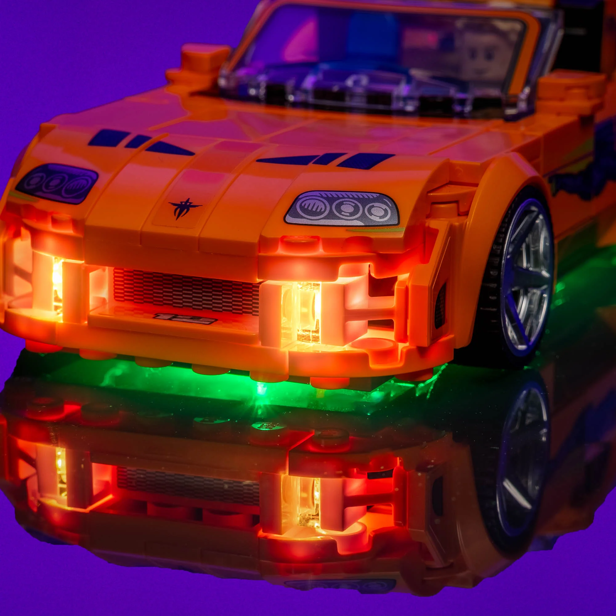 Light Kit for LEGO® Speed Champions Fast and Furious Toyota Supra MK4 #77260 - Image 6