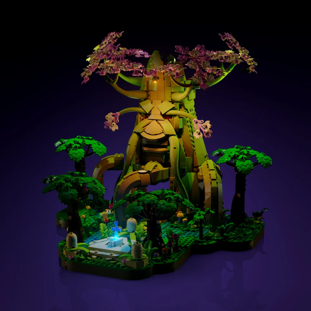 Light Kit for LEGO® The Legend of Zelda Great Deku Tree 2-in-1 #77092 - Image 3