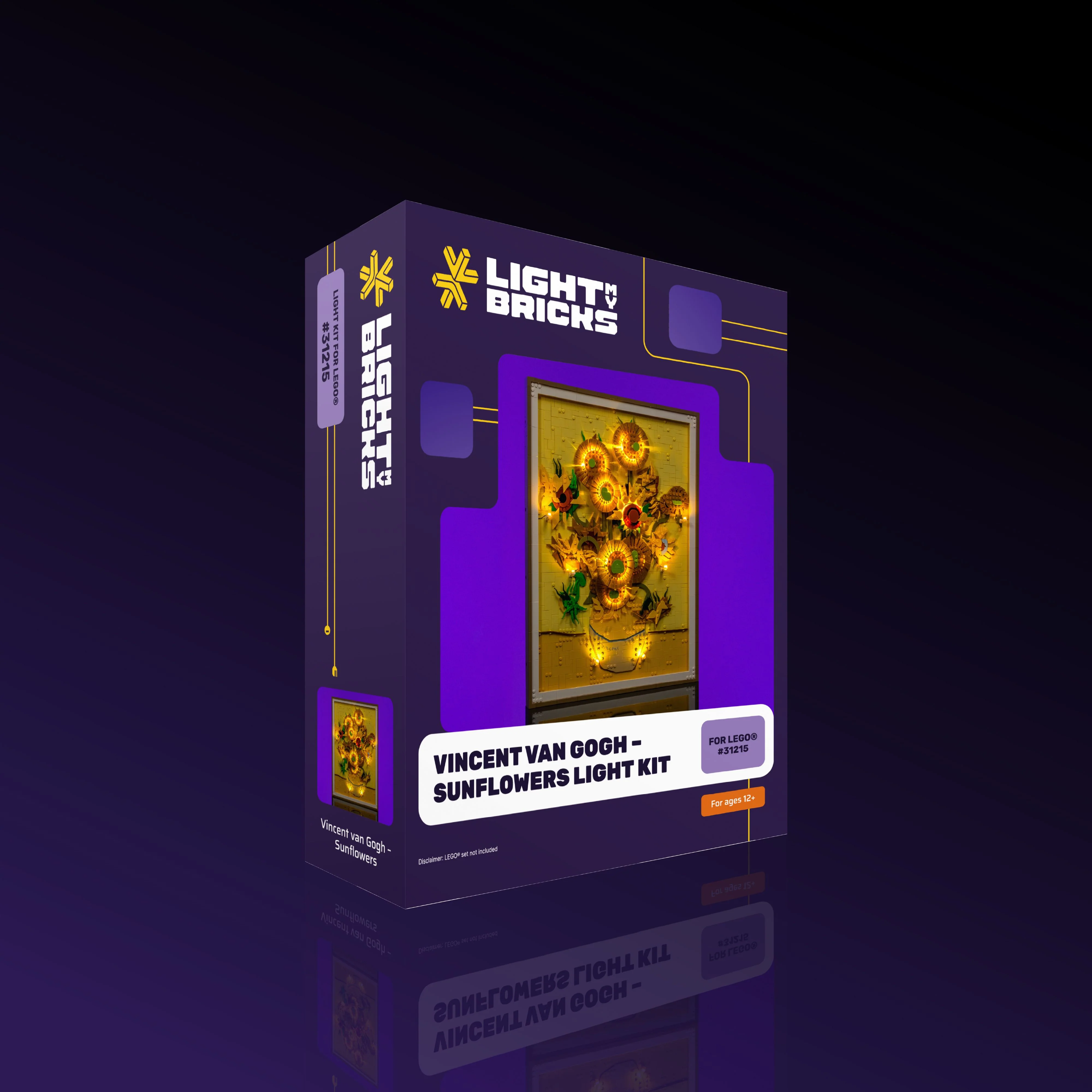 Light Kit for LEGO® Vincent van Gogh – Sunflowers #31215 - Image 11