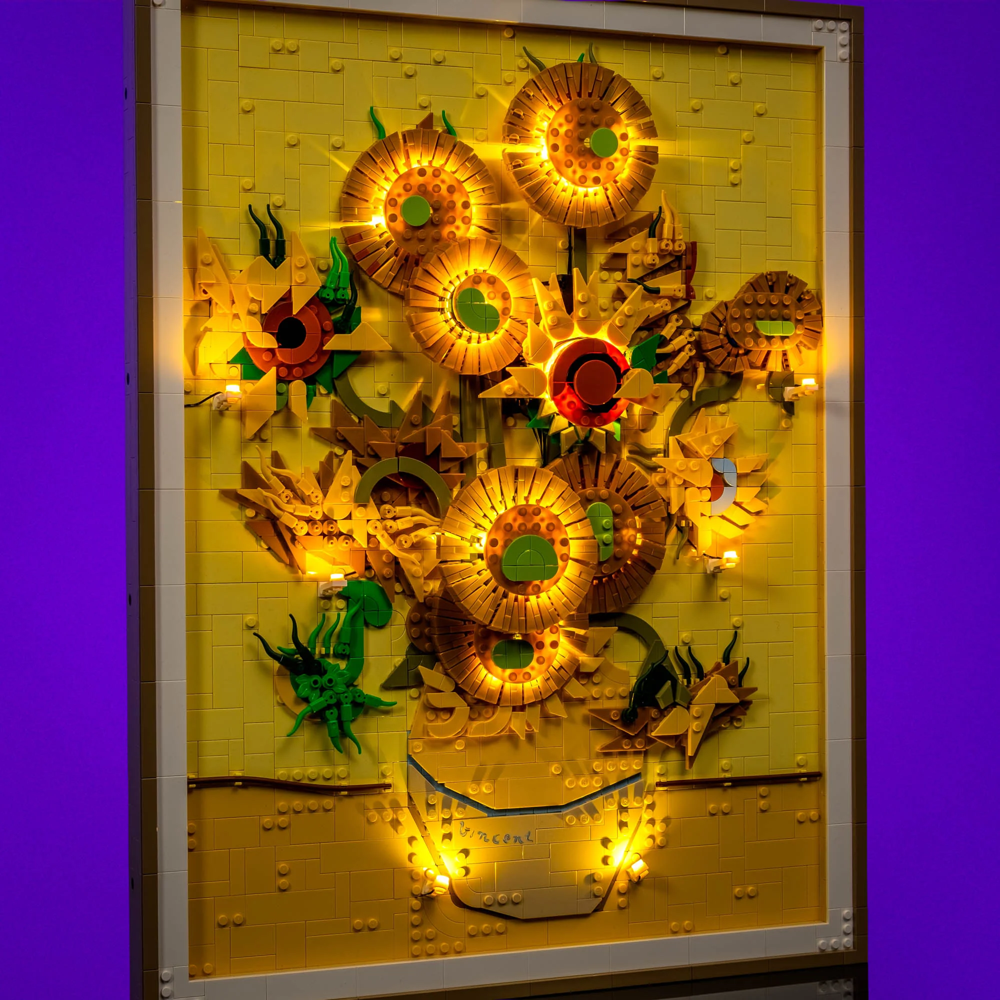 Light Kit for LEGO® Vincent van Gogh – Sunflowers #31215 - Image 6
