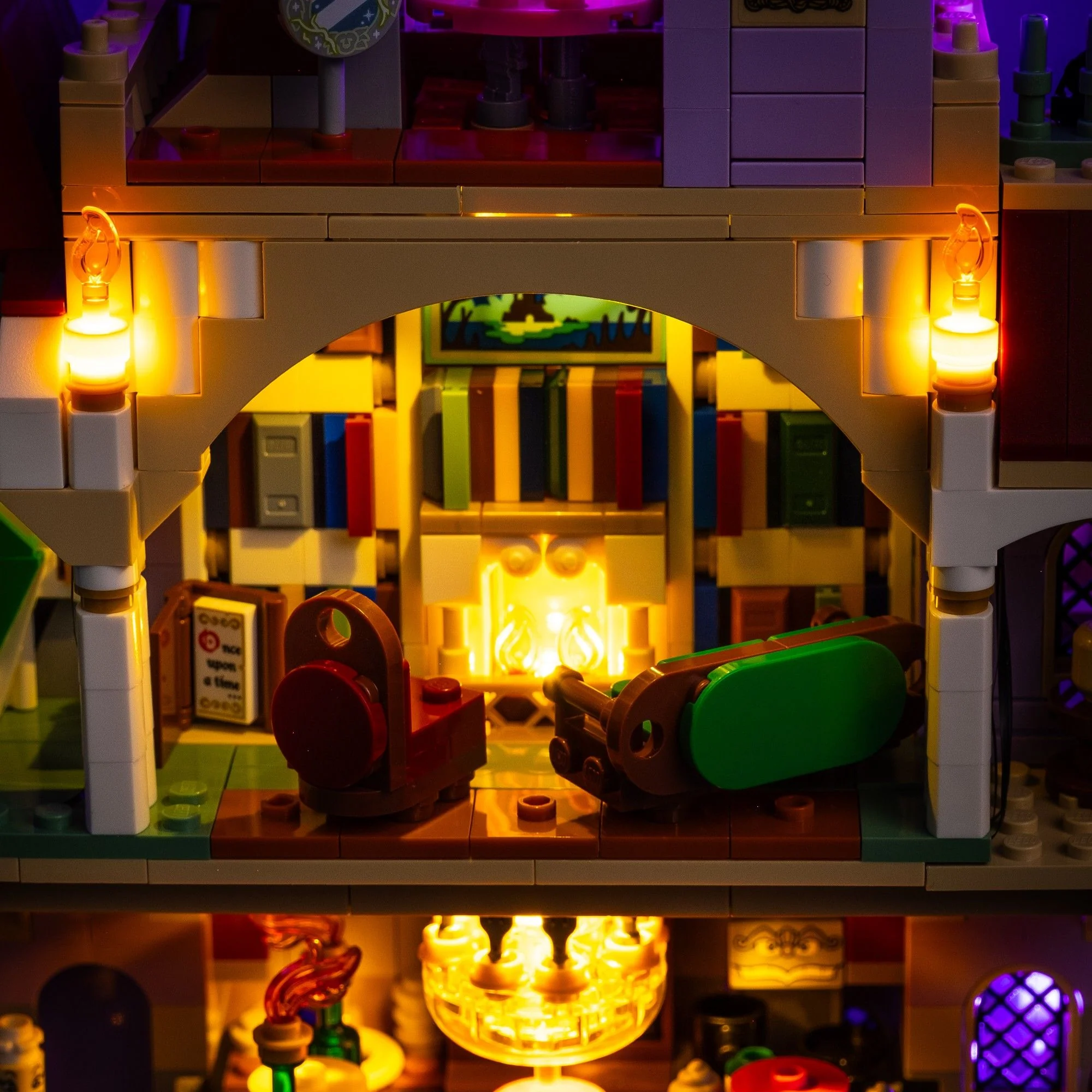 Light Kit for LEGO® Disney Beauty and the Beast Castle #43263 - Image 17